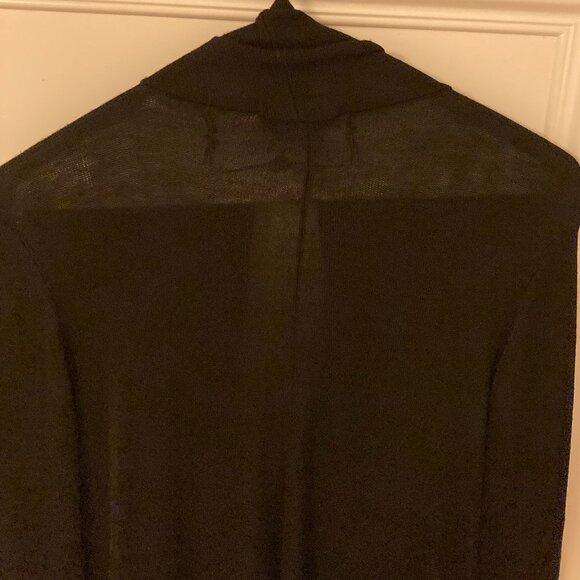 Bebe open front cascade drape cardigan - Picture 6 of 12